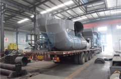 今日發(fā)貨：時產5噸啤酒渣烘干機發(fā)往安徽